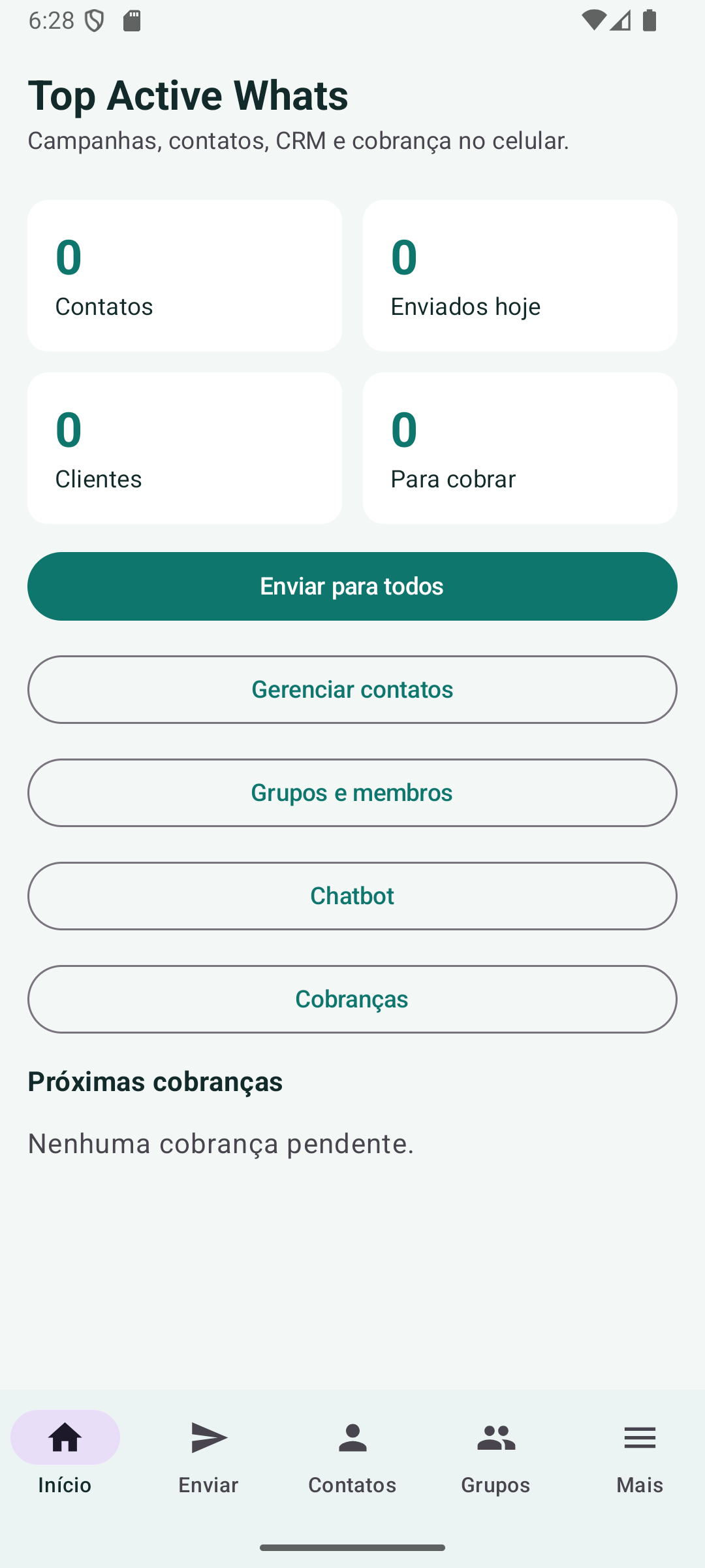 Top Active Whats Android — início