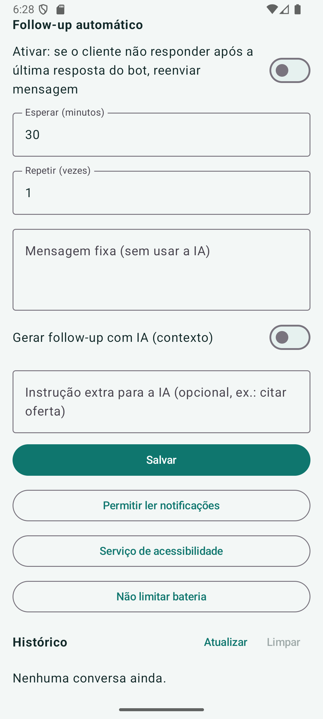 Top Active Whats Android — follow-up do chatbot
