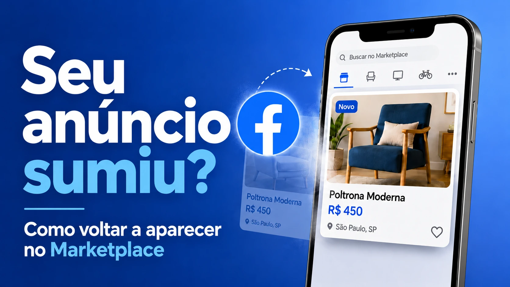 Seu anúncio sumiu? Como voltar a aparecer no Facebook Marketplace
