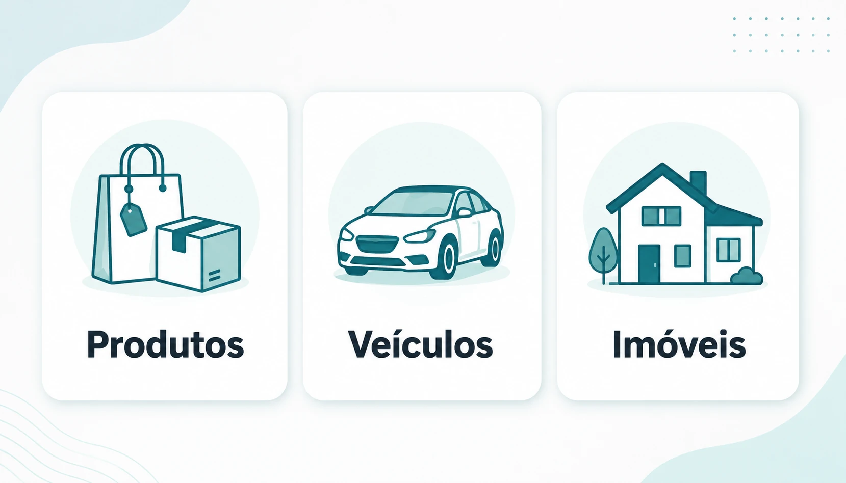 Diagrama: produtos, veículos e imóveis no Facebook Marketplace