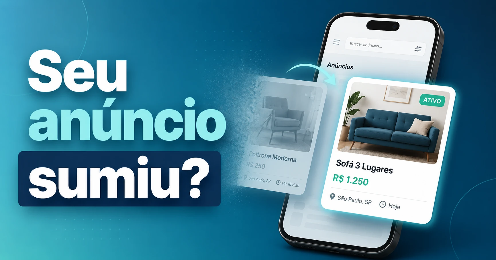 Capa de compartilhamento: Seu anúncio sumiu no Marketplace?