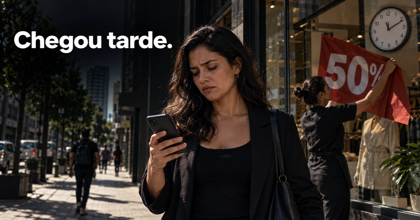 Chegou tarde. — Top Active Email