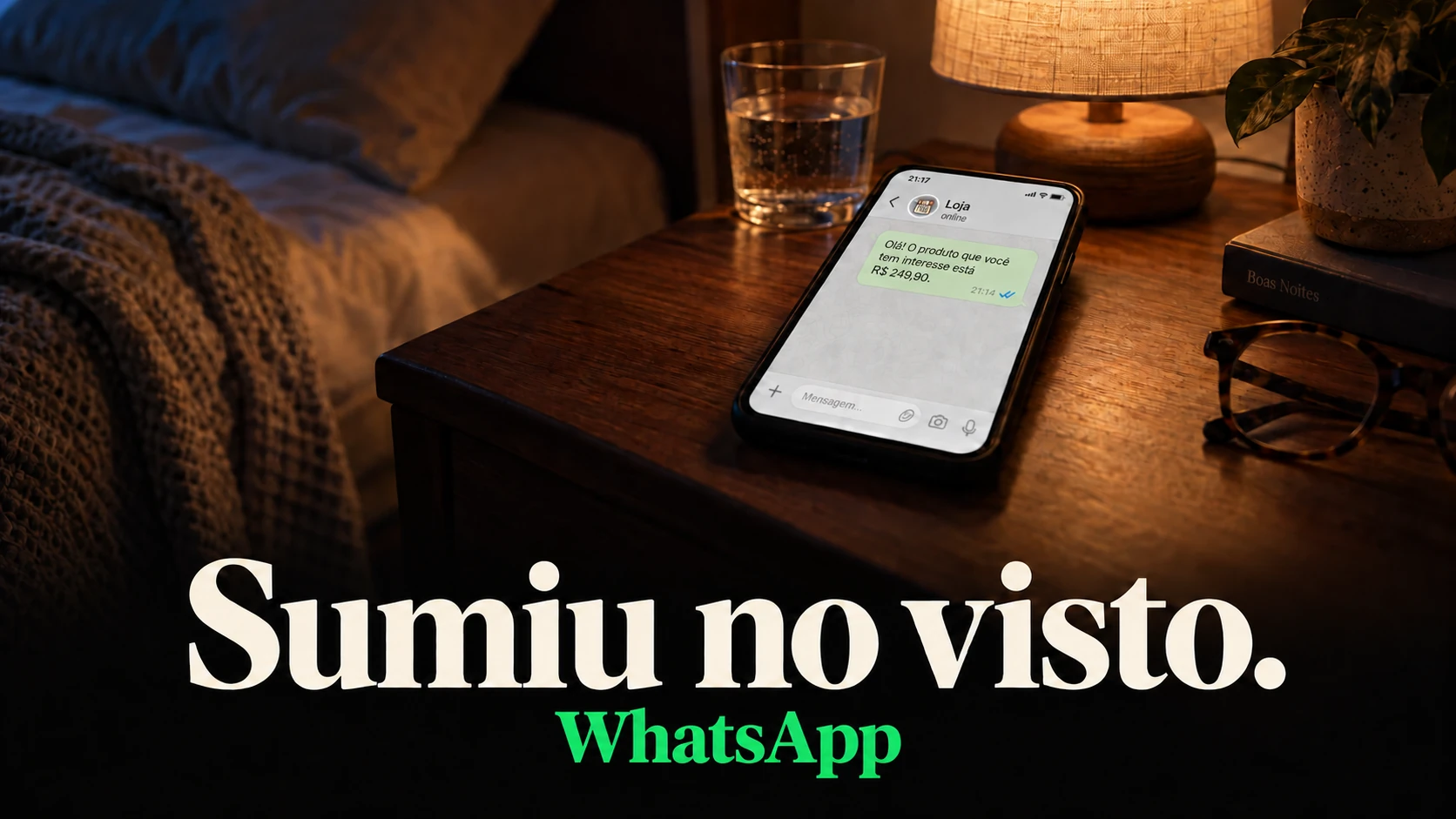 Sumiu no visto.