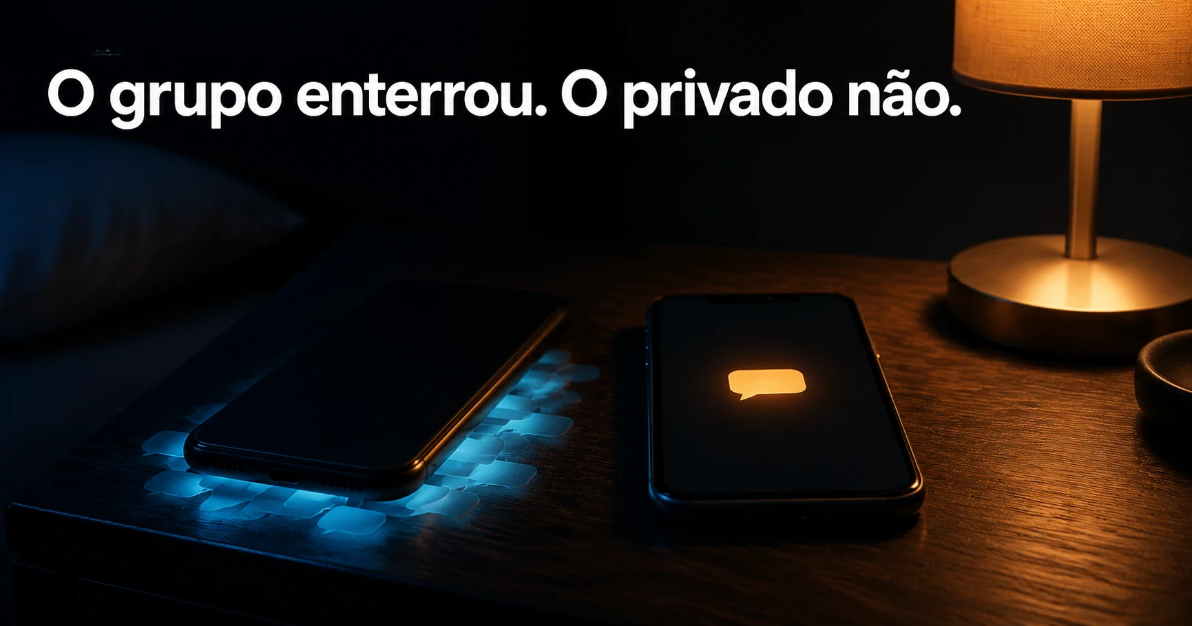 O grupo enterrou. O privado não. — Top Active Telegram