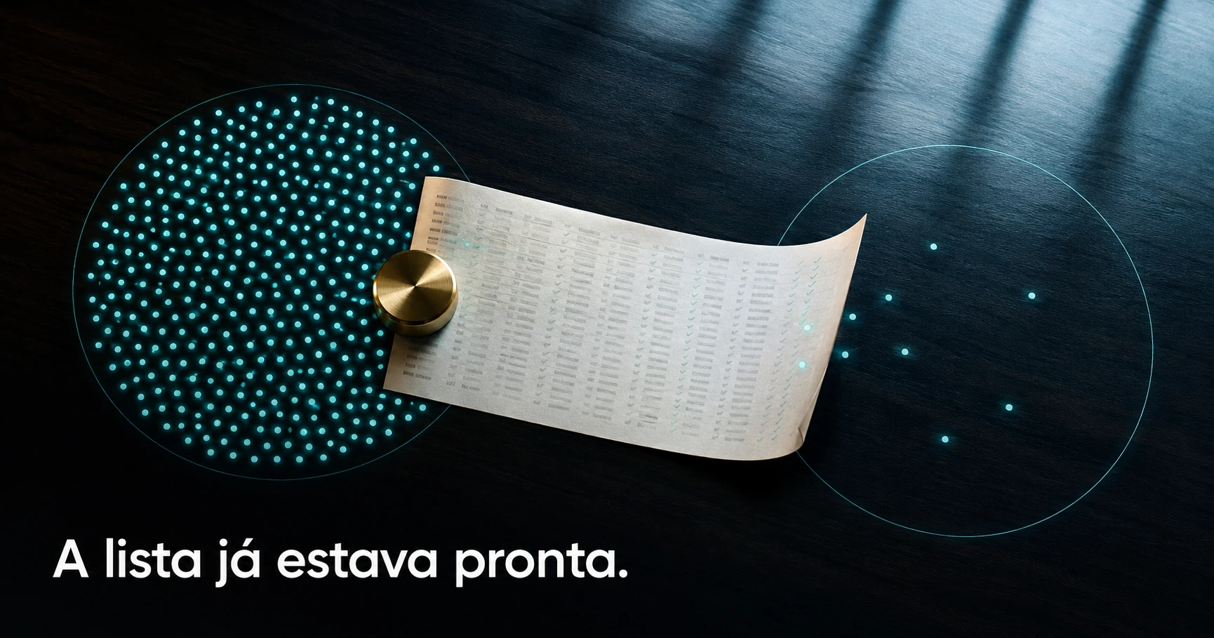 A lista já estava pronta. — Top Active Telegram
